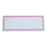 C&F Wooden Pink Border Rectangle Plain Board